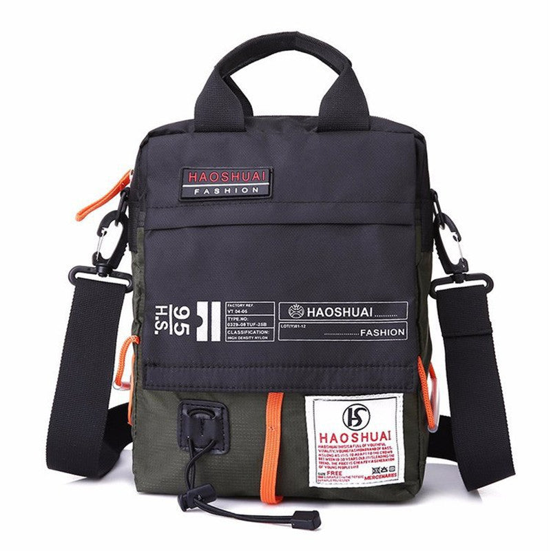 Nylon Outdoor Messenger Small Backpack