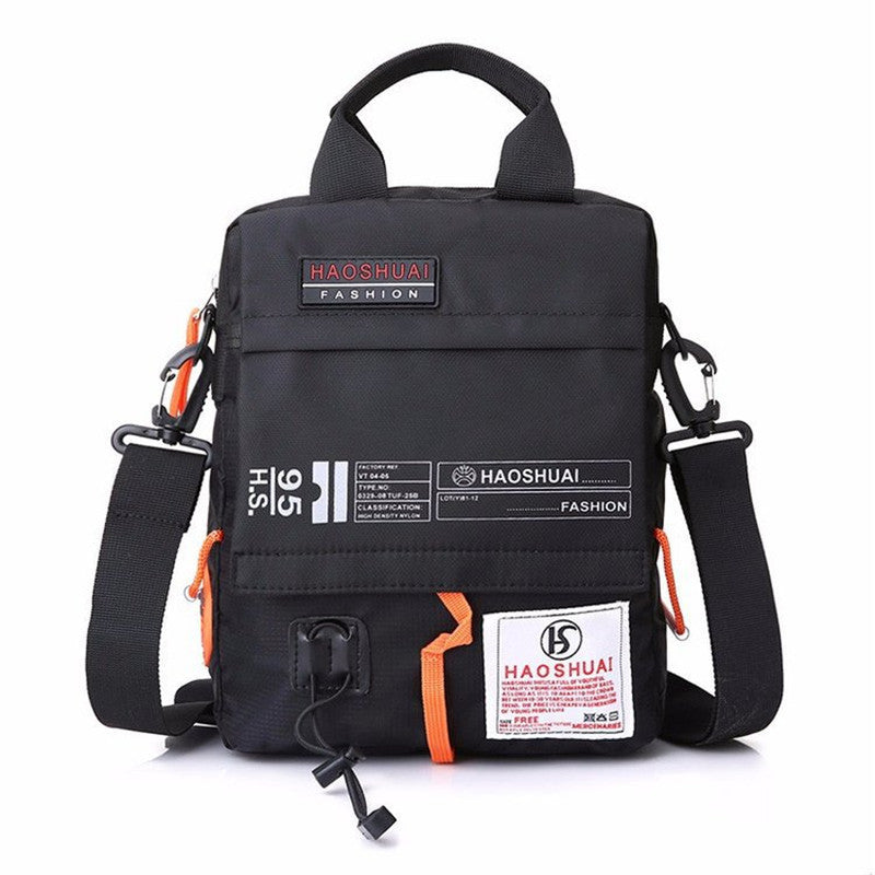 Nylon Outdoor Messenger Small Backpack