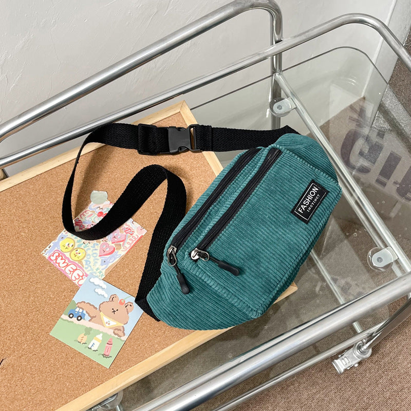 Textured Crossbody Chest Bag