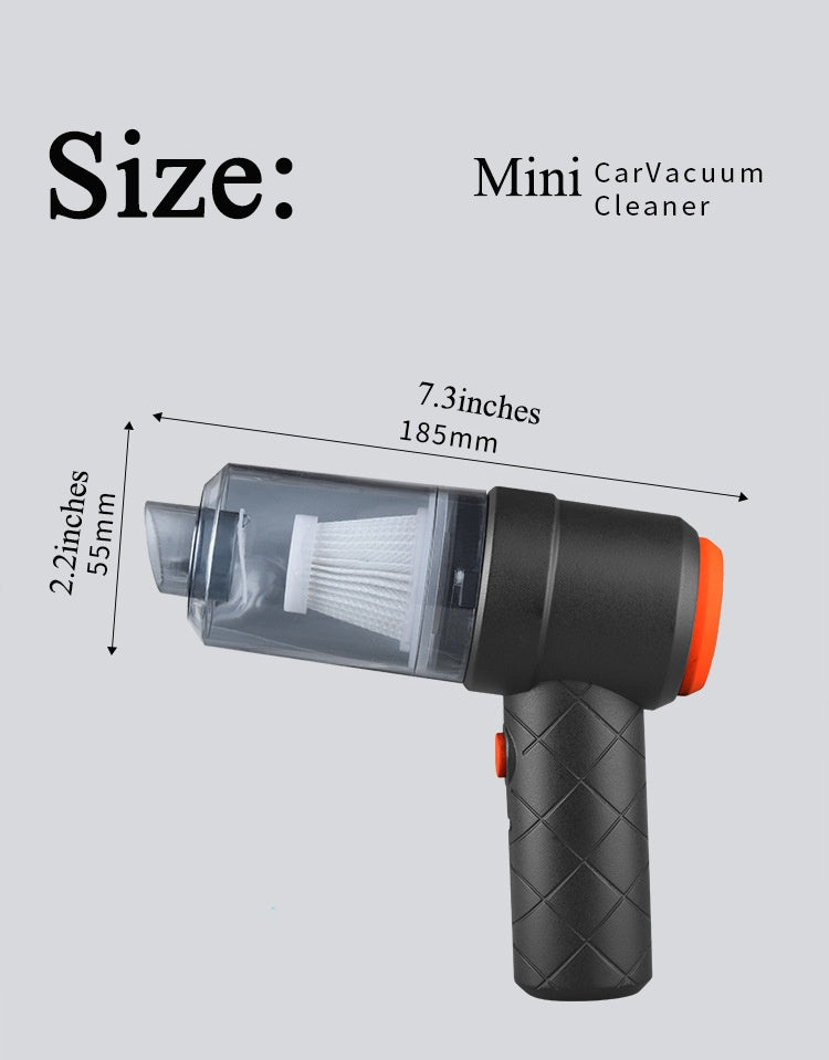 Mini Car Vacuum Cleaner Powerful Cleaning Machine Car Accessories