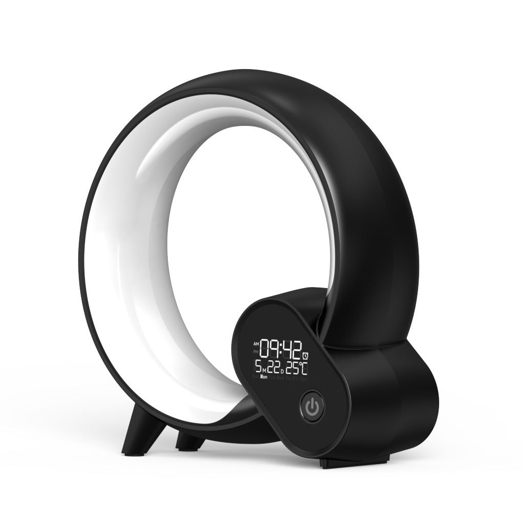 Creative Q Light Analog Sunrise Digital Display Alarm Clock Bluetooth Audio Intelligent