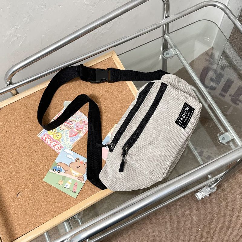 Textured Crossbody Chest Bag