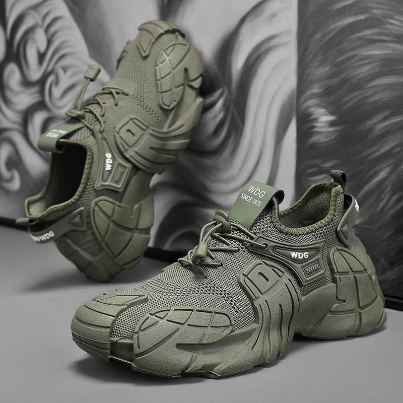 Fly Woven Mesh Breathable Sports Men Trendy Shoes