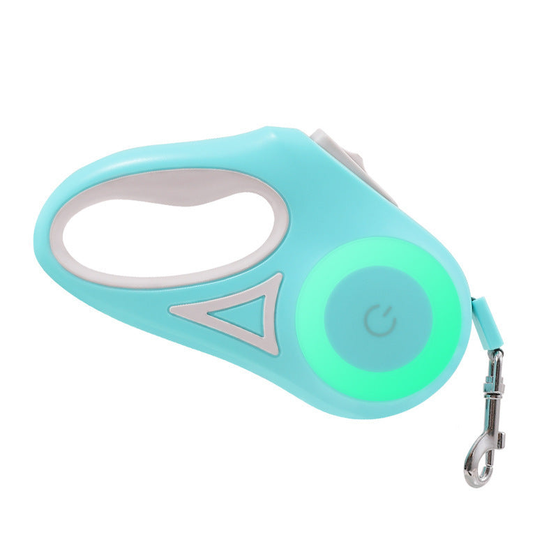 Dog Leash Retractable Leash And Dog Collar Spotlight Automatic Traction Rope