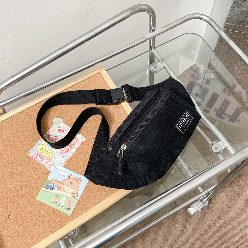 Textured Crossbody Chest Bag