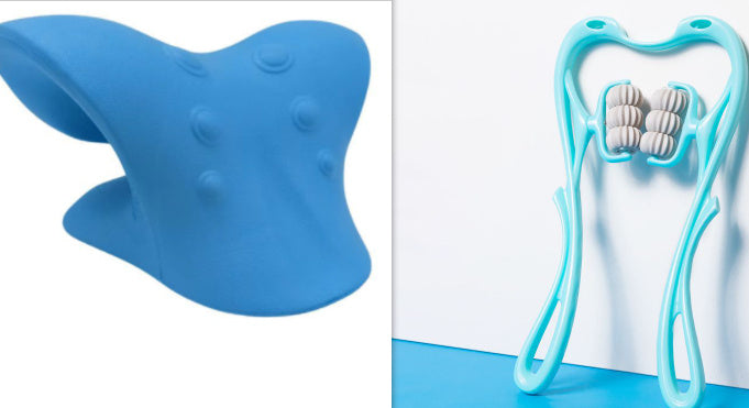 Multifunctional Manual Six-wheel Neck Massager Relieve Roller