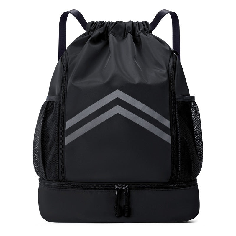 Drawstring Bag Reflective Backpack For Sports