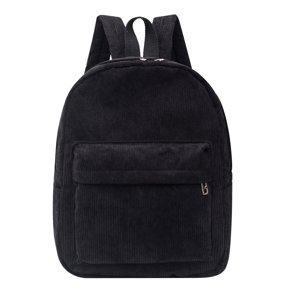 Large Capacity Multi-purpose New Corduroy Front Pocket Unisex Backpack