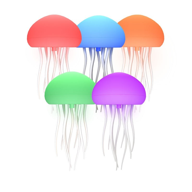 Jellyfish Mood Lamp LED Light Portable Decorations For Bedside Desk