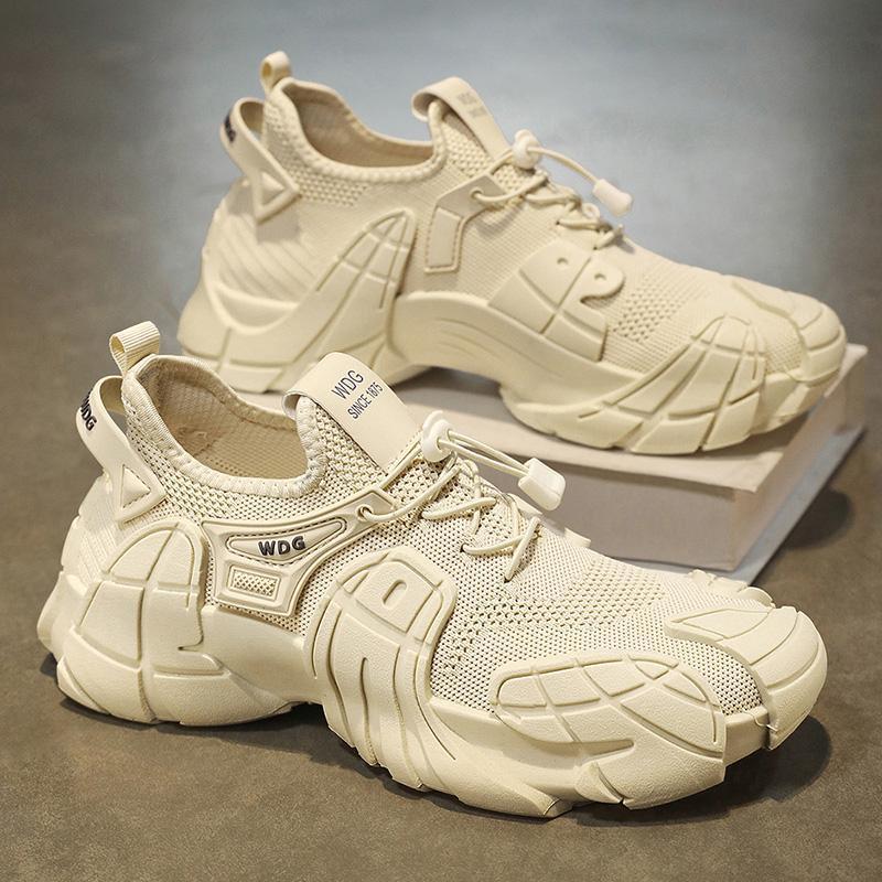 Fly Woven Mesh Breathable Sports Men Trendy Shoes