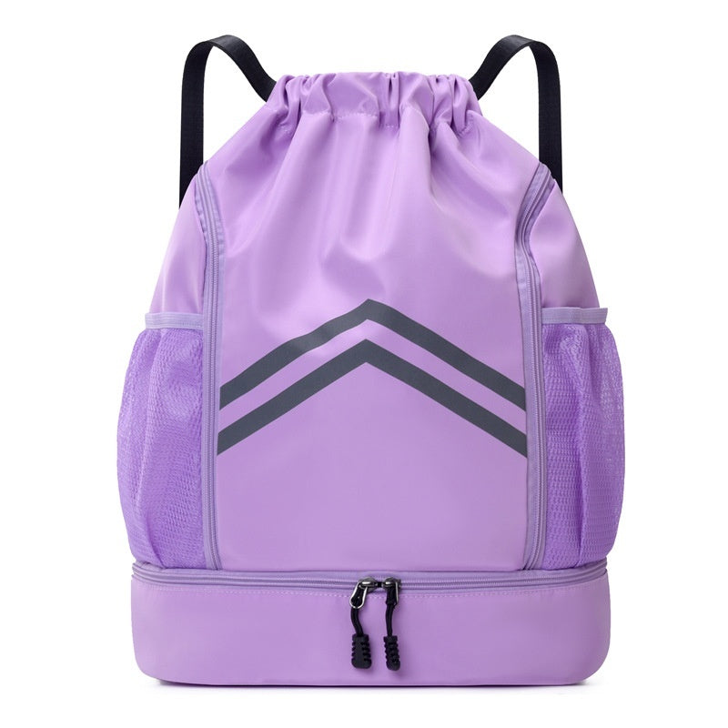 Drawstring Bag Reflective Backpack For Sports