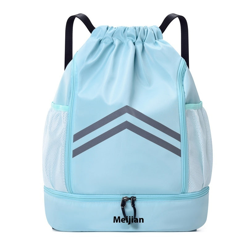 Drawstring Bag Reflective Backpack For Sports