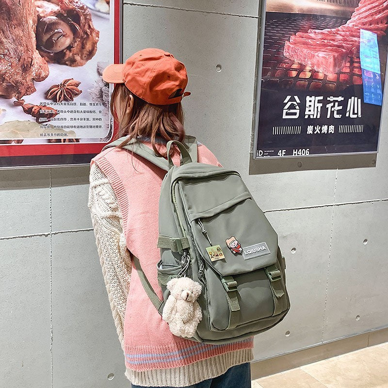 Nylon Large Capacity Backpack
