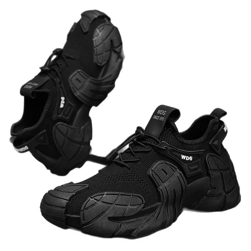 Fly Woven Mesh Breathable Sports Men Trendy Shoes