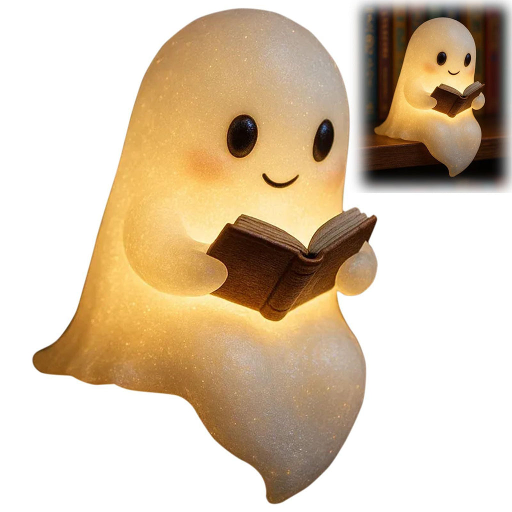 Cute LED Ghost Night Light Gift Halloween Decorations Warm Light