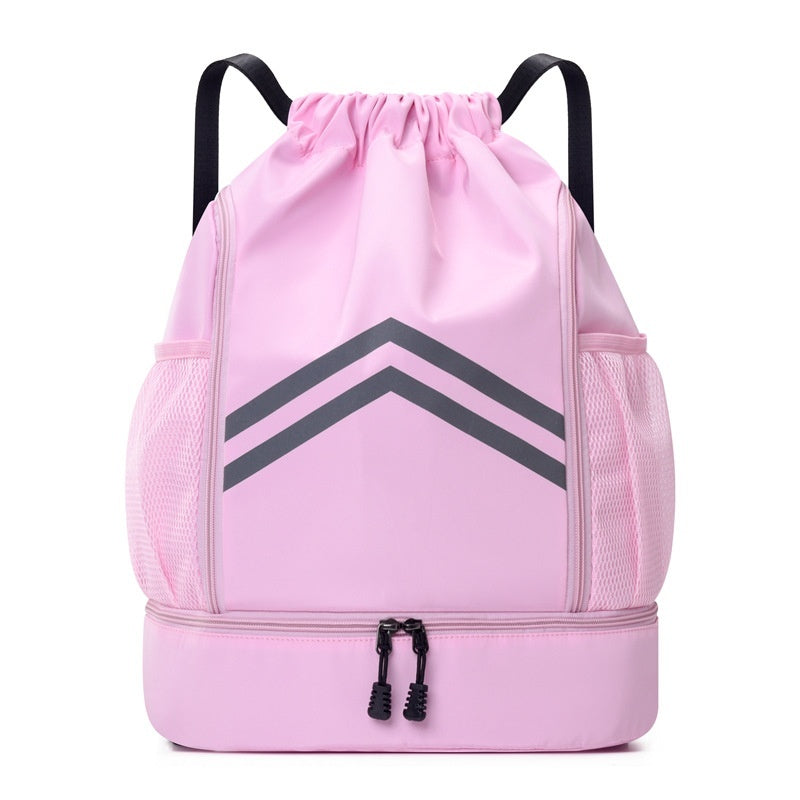 Drawstring Bag Reflective Backpack For Sports