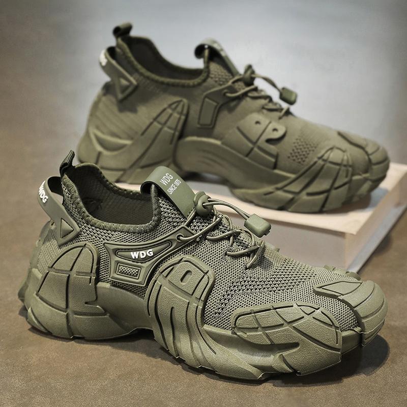 Fly Woven Mesh Breathable Sports Men Trendy Shoes