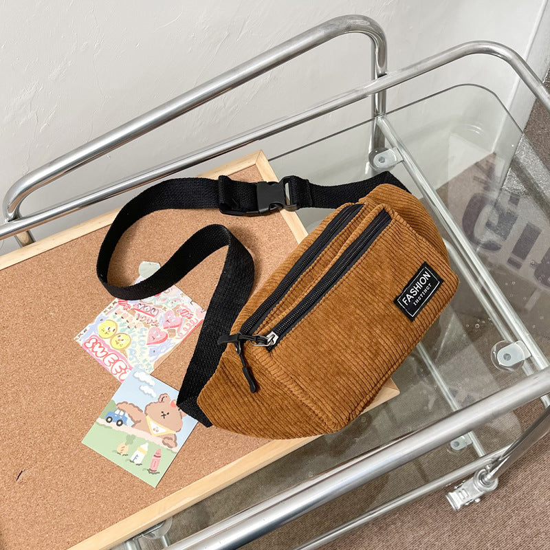 Textured Crossbody Chest Bag